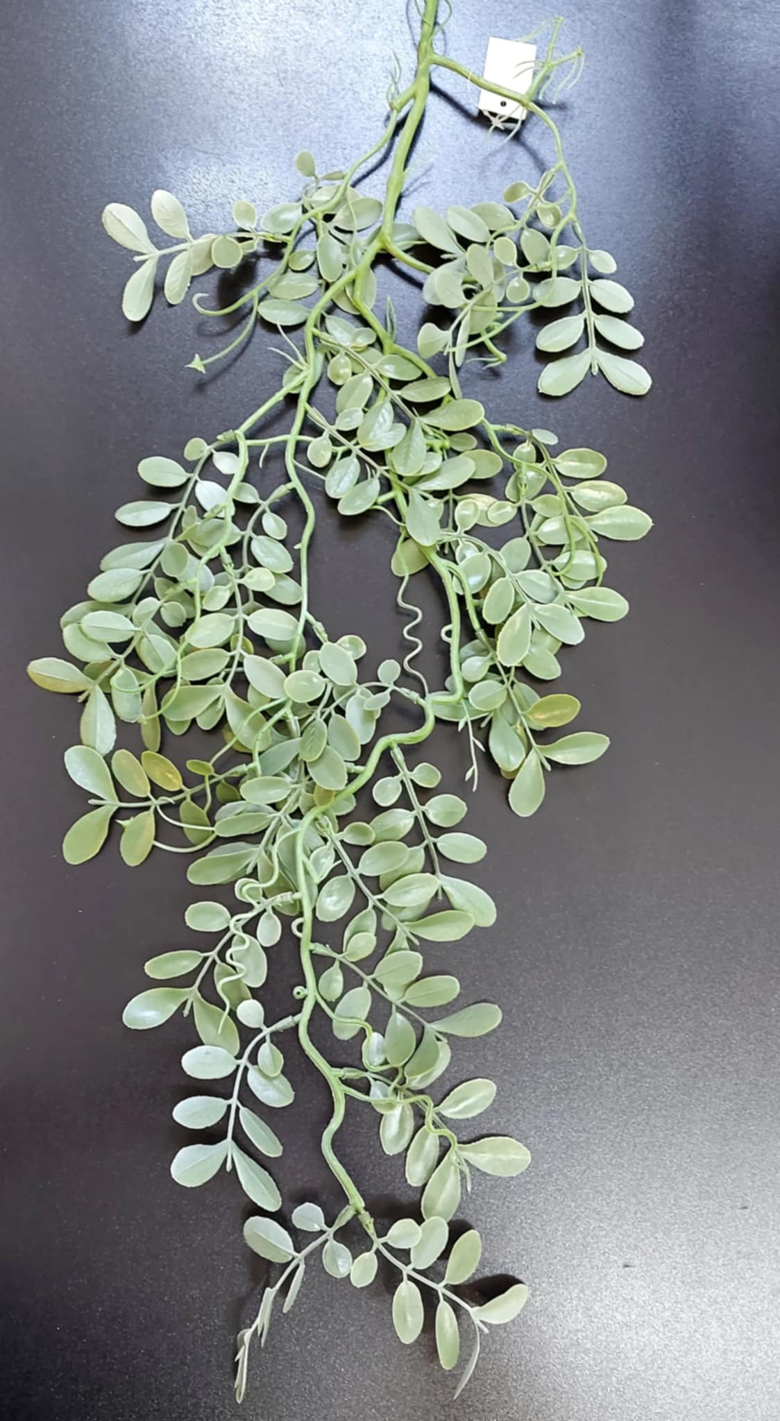 Floare Curgătoare Decorativă 100 cm – Model Verde Mat cu Frunză Rotundă